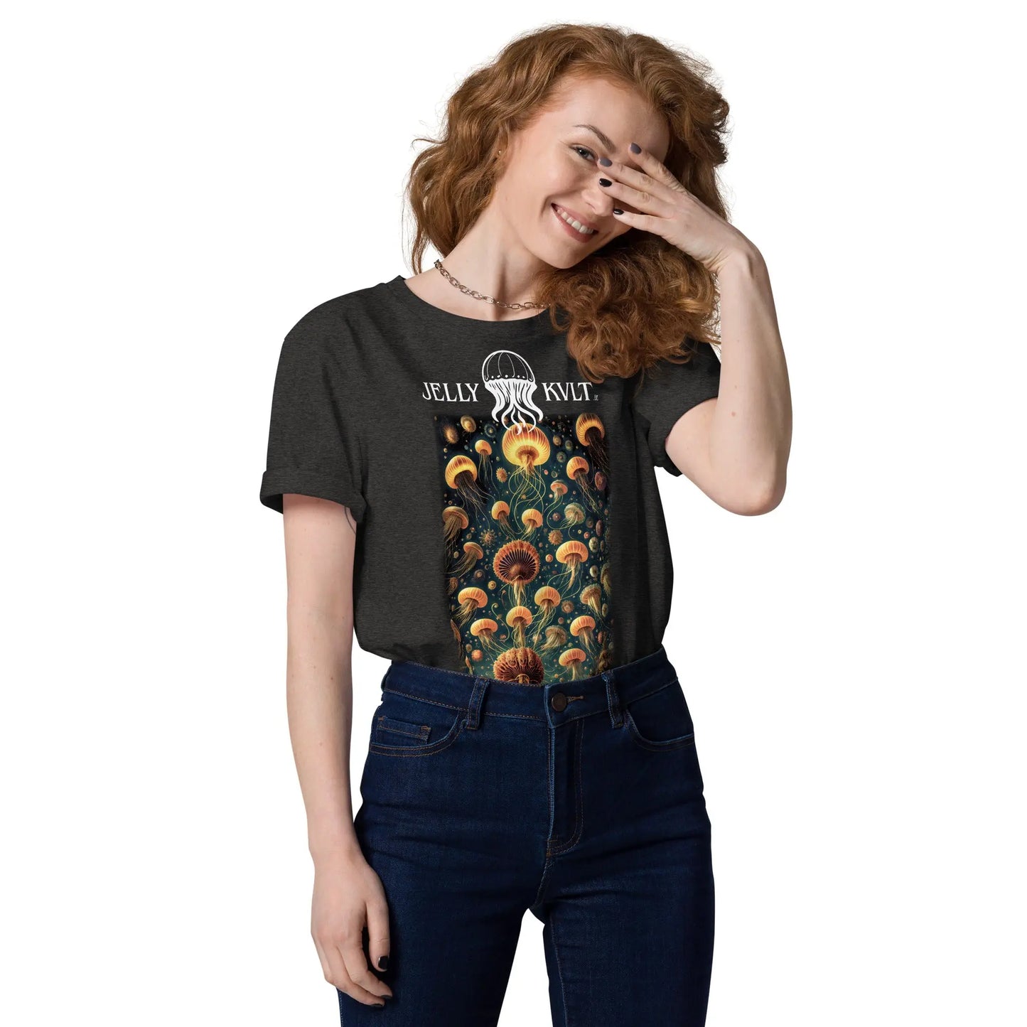 Unisex organic cotton t-shirt - Celestial Dance Jelly Kvlt