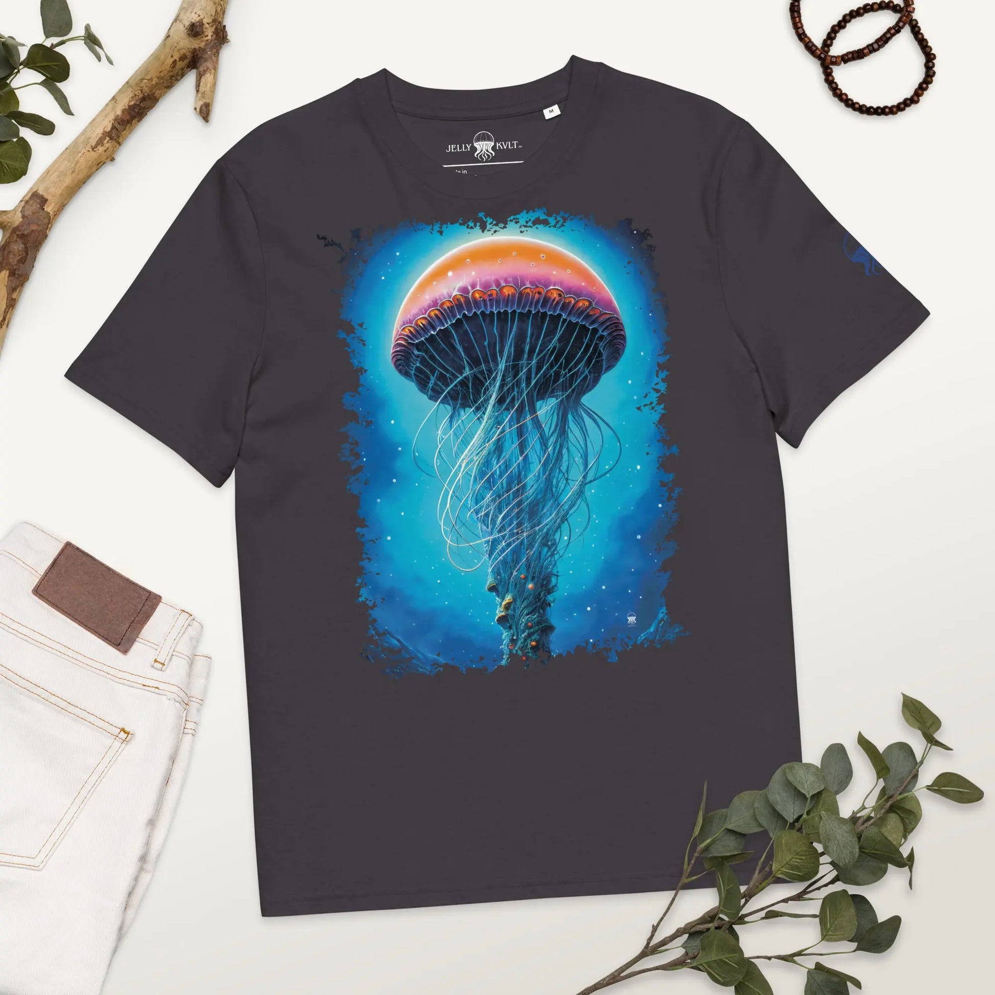 Unisex organic cotton t-shirt - Void Voyager Jelly Kvlt