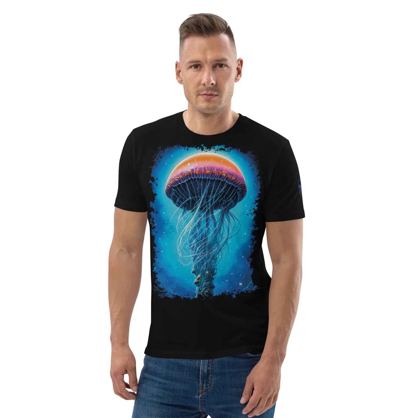 Unisex organic cotton t-shirt - Void Voyager Jelly Kvlt