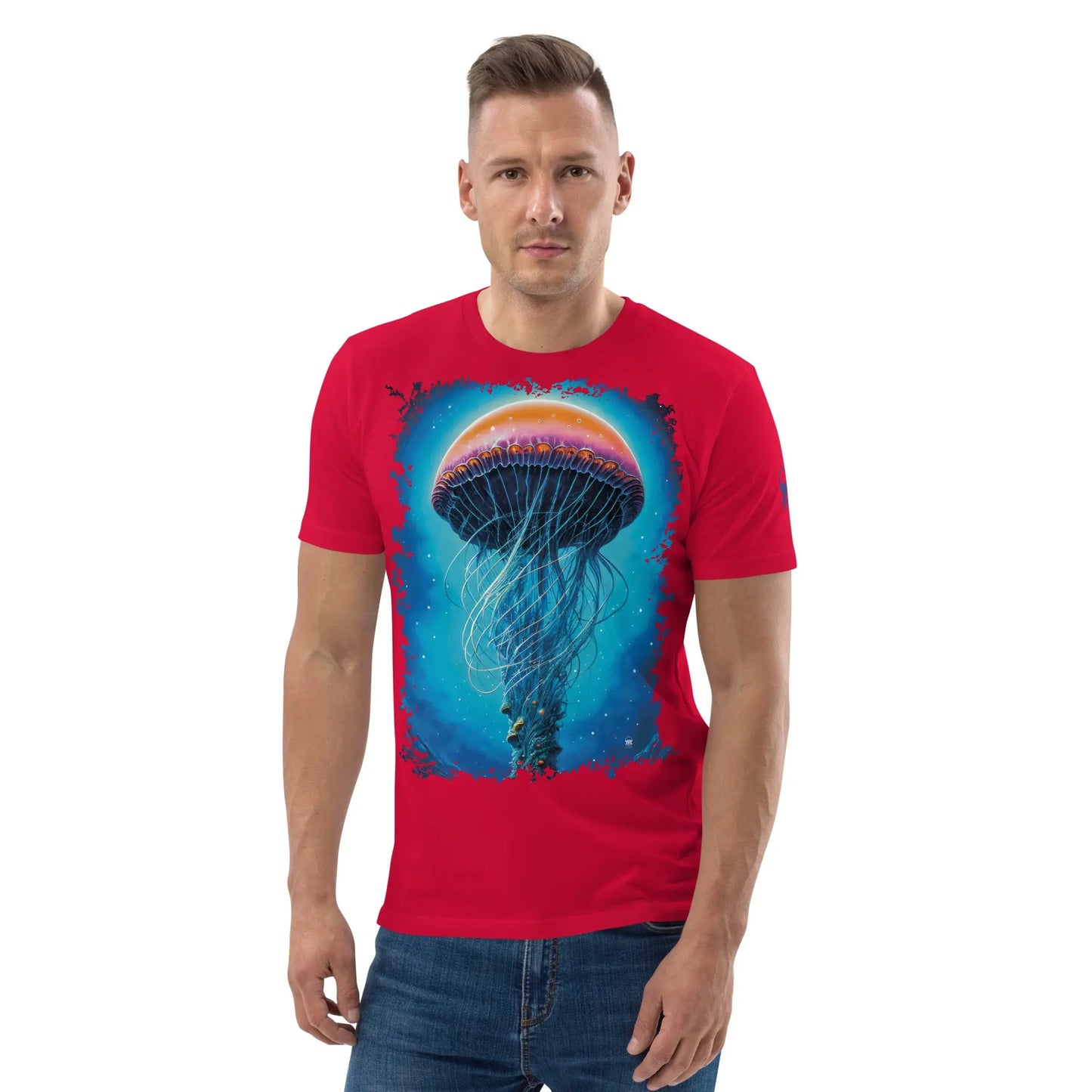 Unisex organic cotton t-shirt - Void Voyager Jelly Kvlt