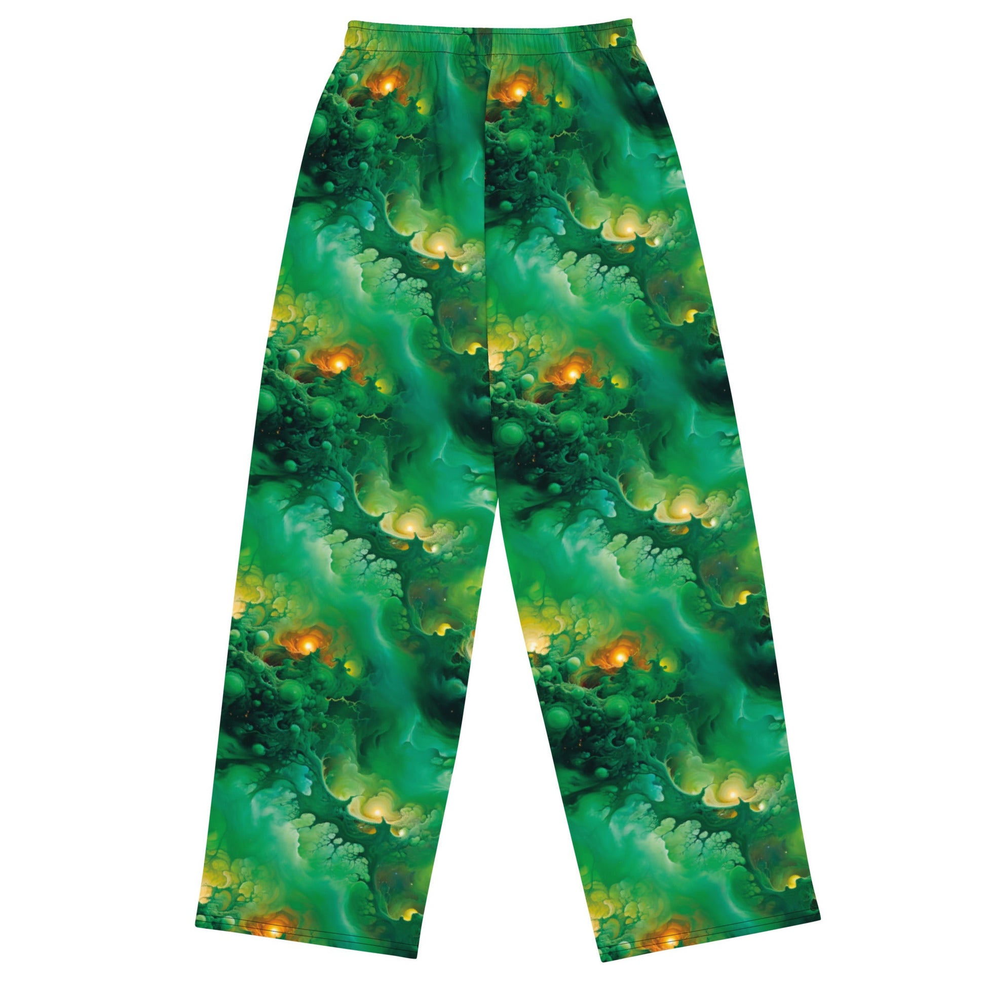 Wide-leg pants - Viridian Shroud Jelly Kvlt