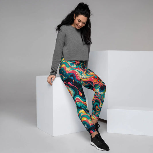 Women’s Comfortable Joggers - Celestial Splash | Stylish & Relaxed by Jelly Kvlt