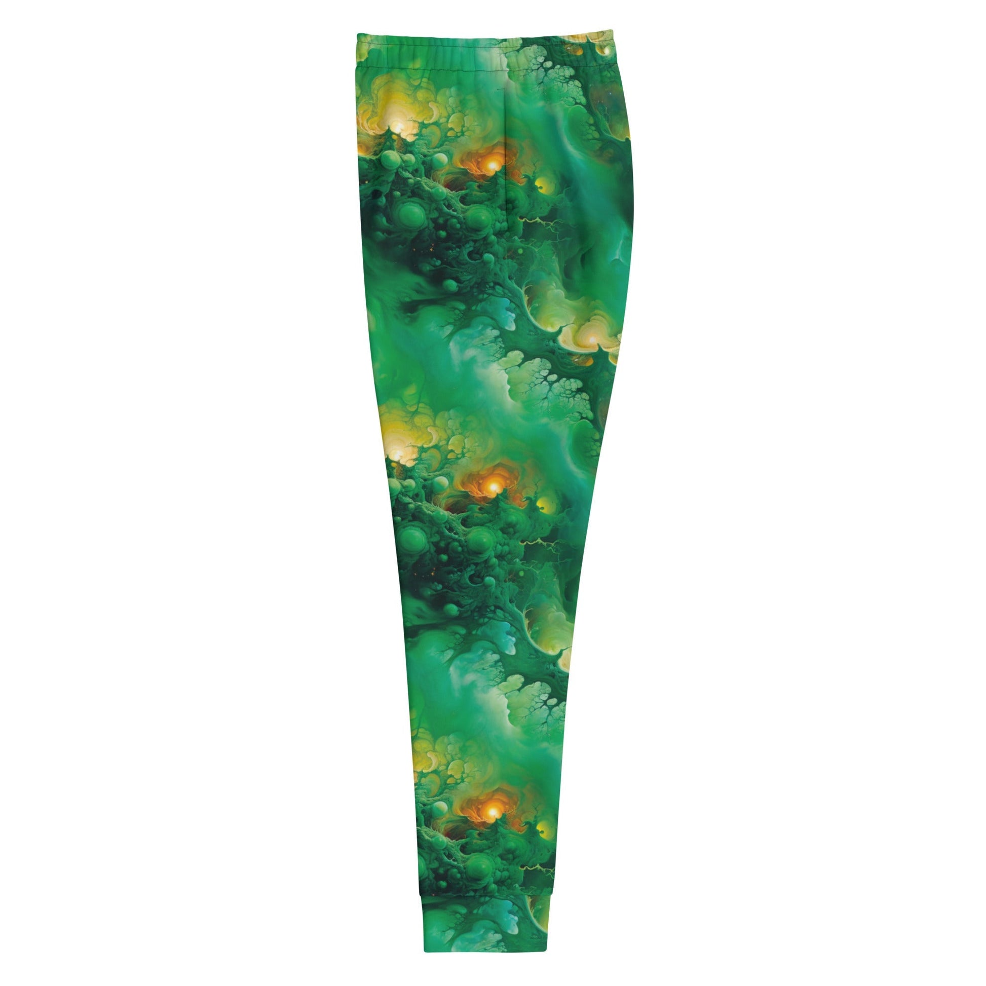 Women's Comfortable Joggers - Viridian Shroud - by Jelly Kvlt