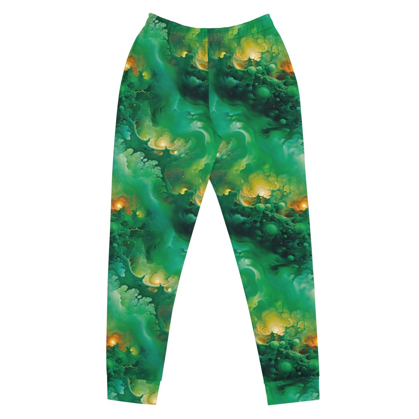 Women's Comfortable Joggers - Viridian Shroud - by Jelly Kvlt