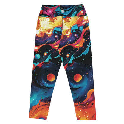 Yoga Capri Leggings - Astral Tempest - by Jelly Kvlt