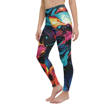 Yoga Leggings - Astral Tempest - by Jelly Kvlt