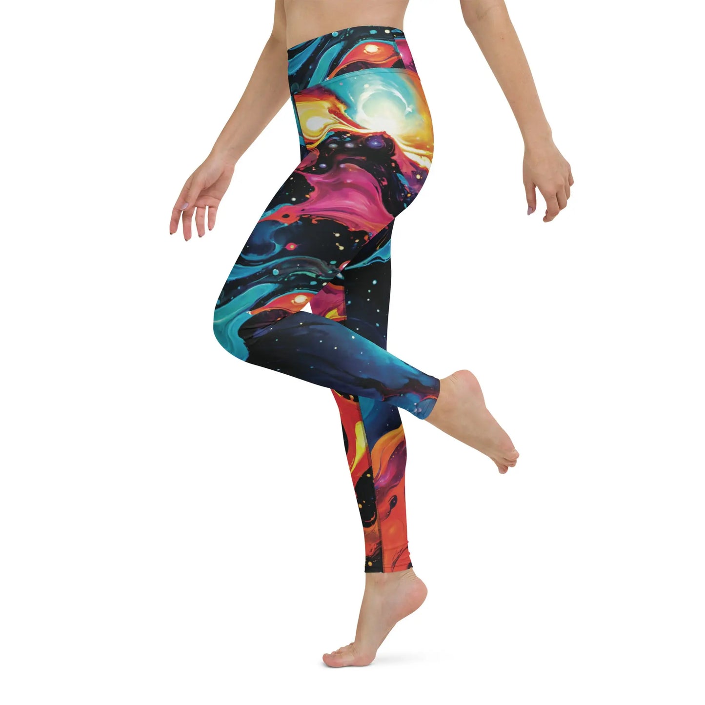 Yoga Leggings - Astral Tempest - by Jelly Kvlt