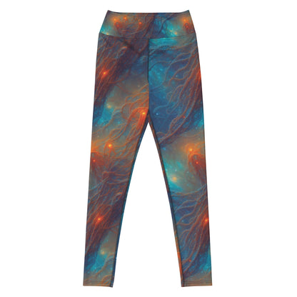 Yoga Leggings - Nebular Nexus - by Jelly Kvlt