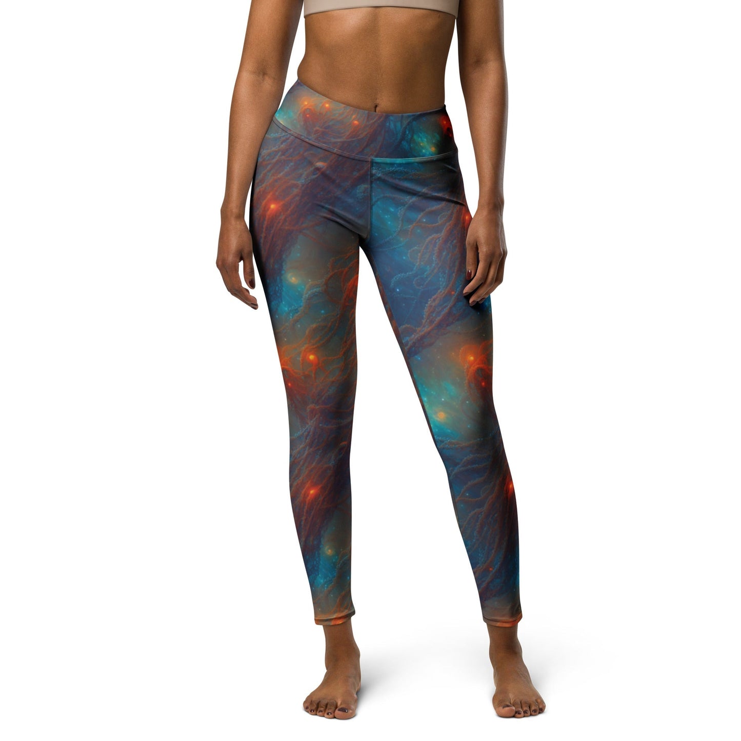 Yoga Leggings - Nebular Nexus - by Jelly Kvlt