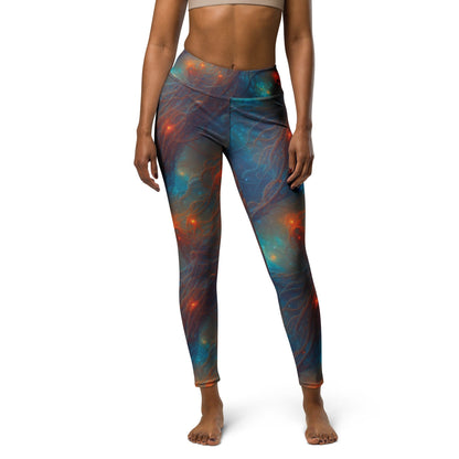 Yoga Leggings - Nebular Nexus - by Jelly Kvlt