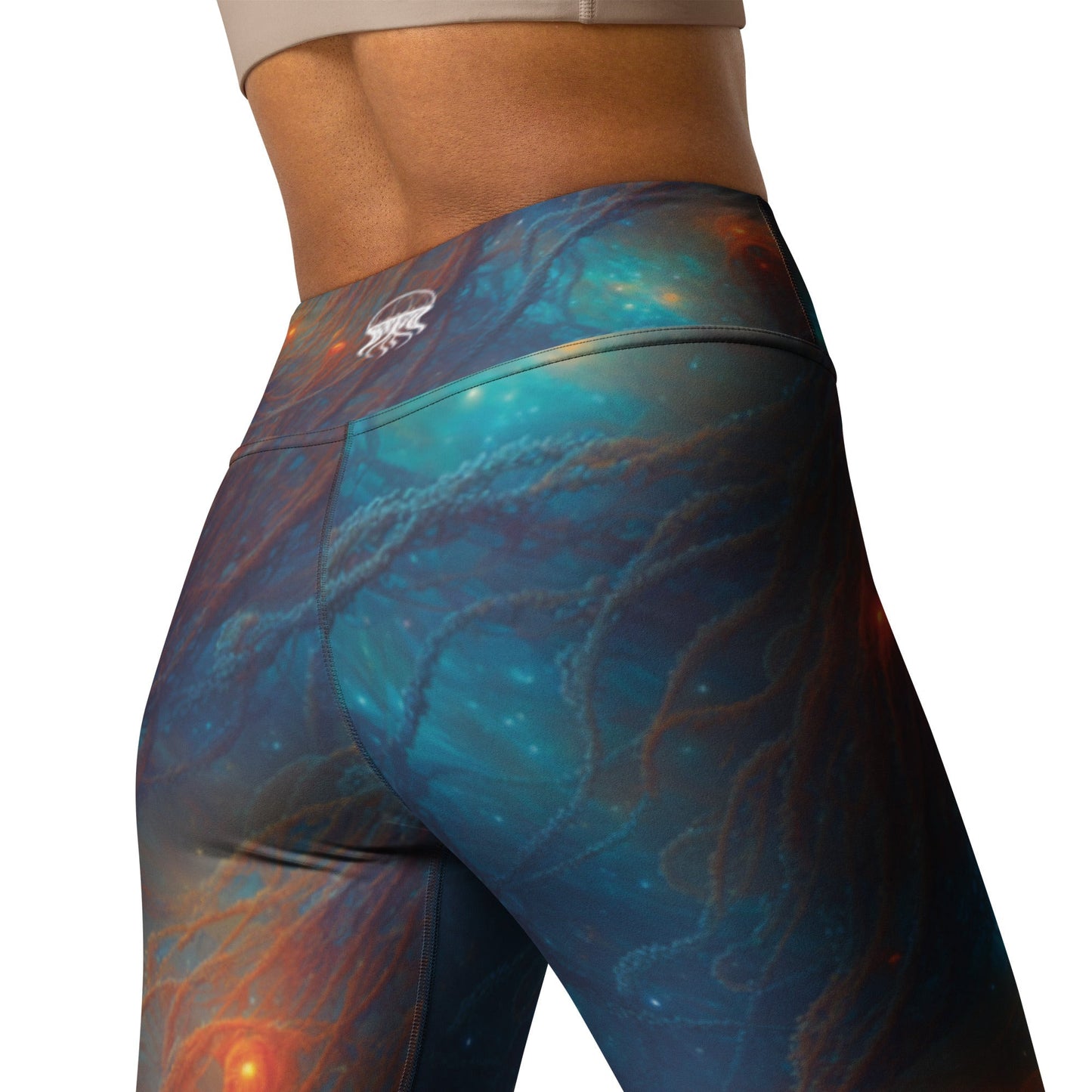 Yoga Leggings - Nebular Nexus - by Jelly Kvlt