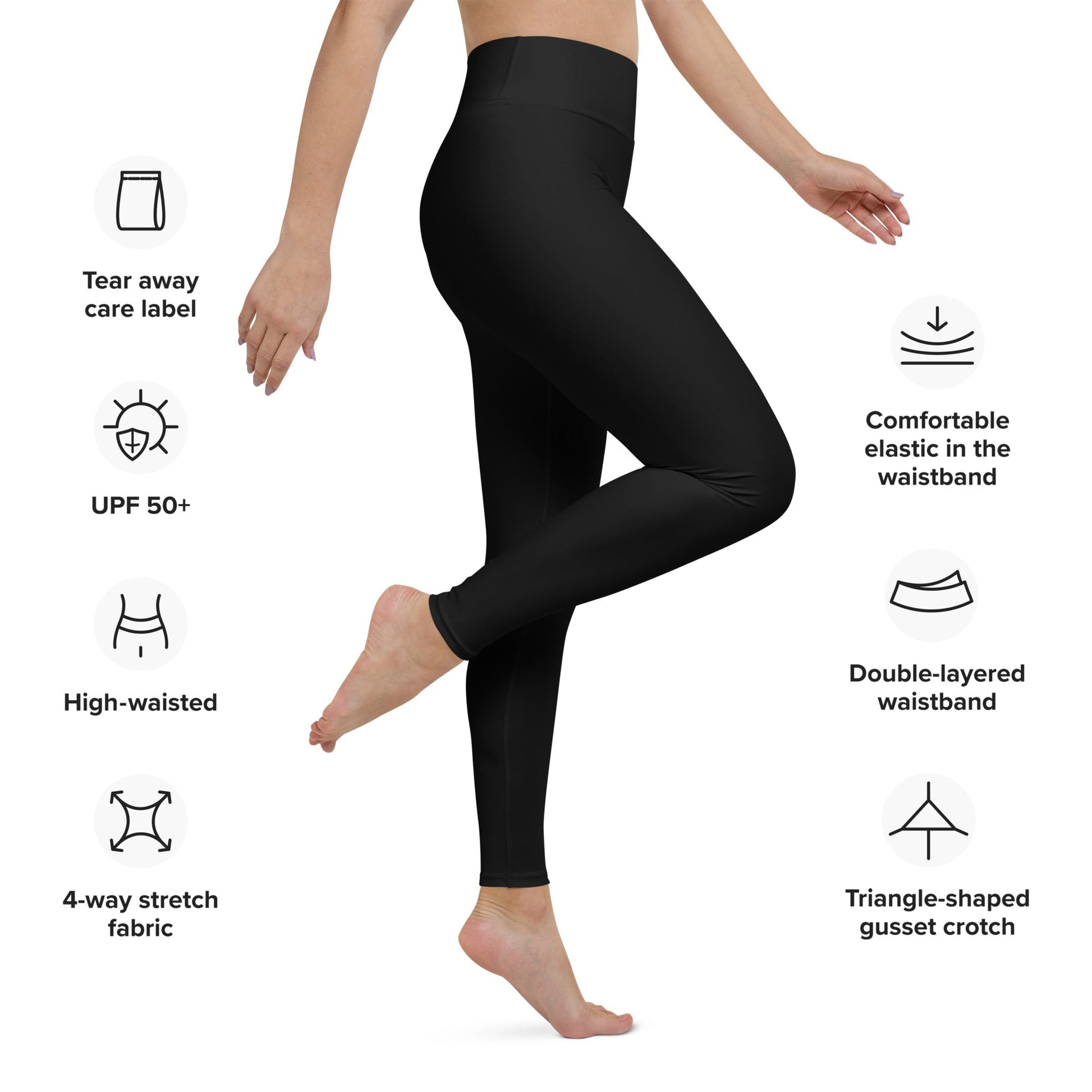 Yoga Leggings - Noir Jelly Kvlt