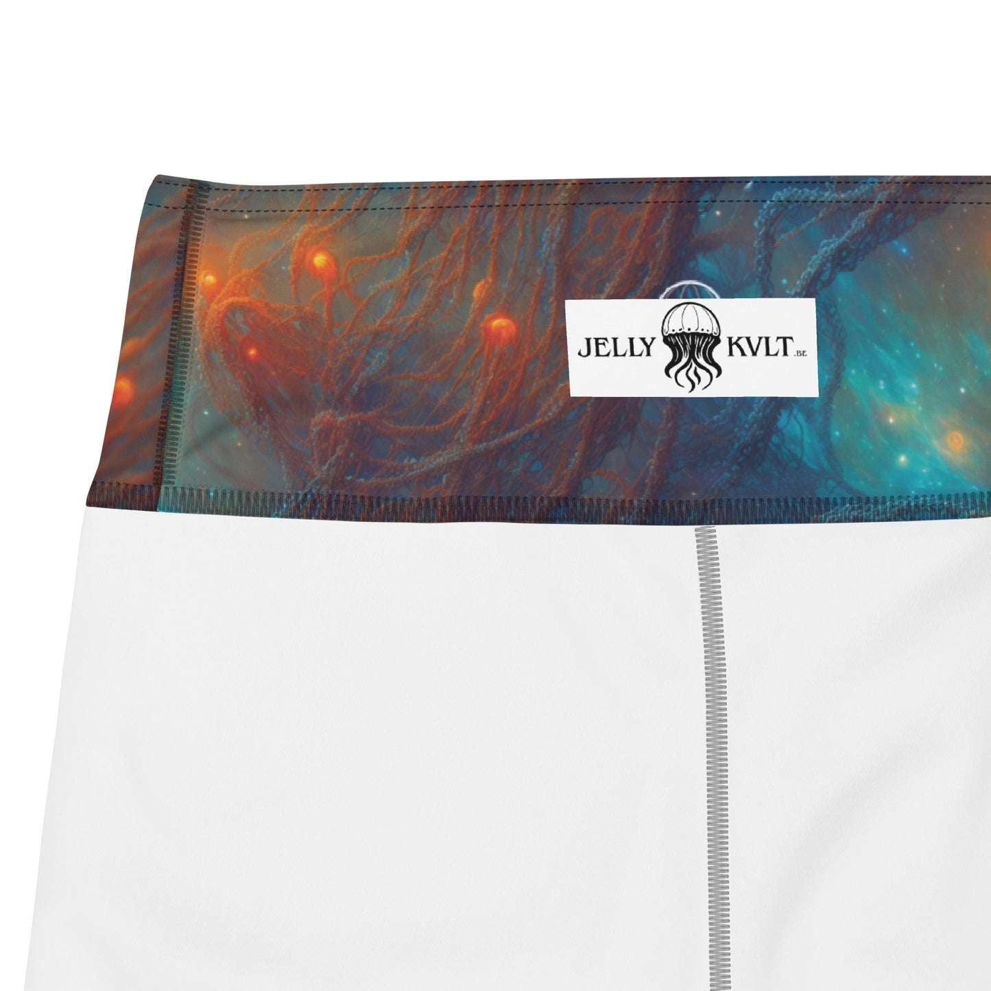 Yoga Shorts - Nebular Nexus - by Jelly Kvlt