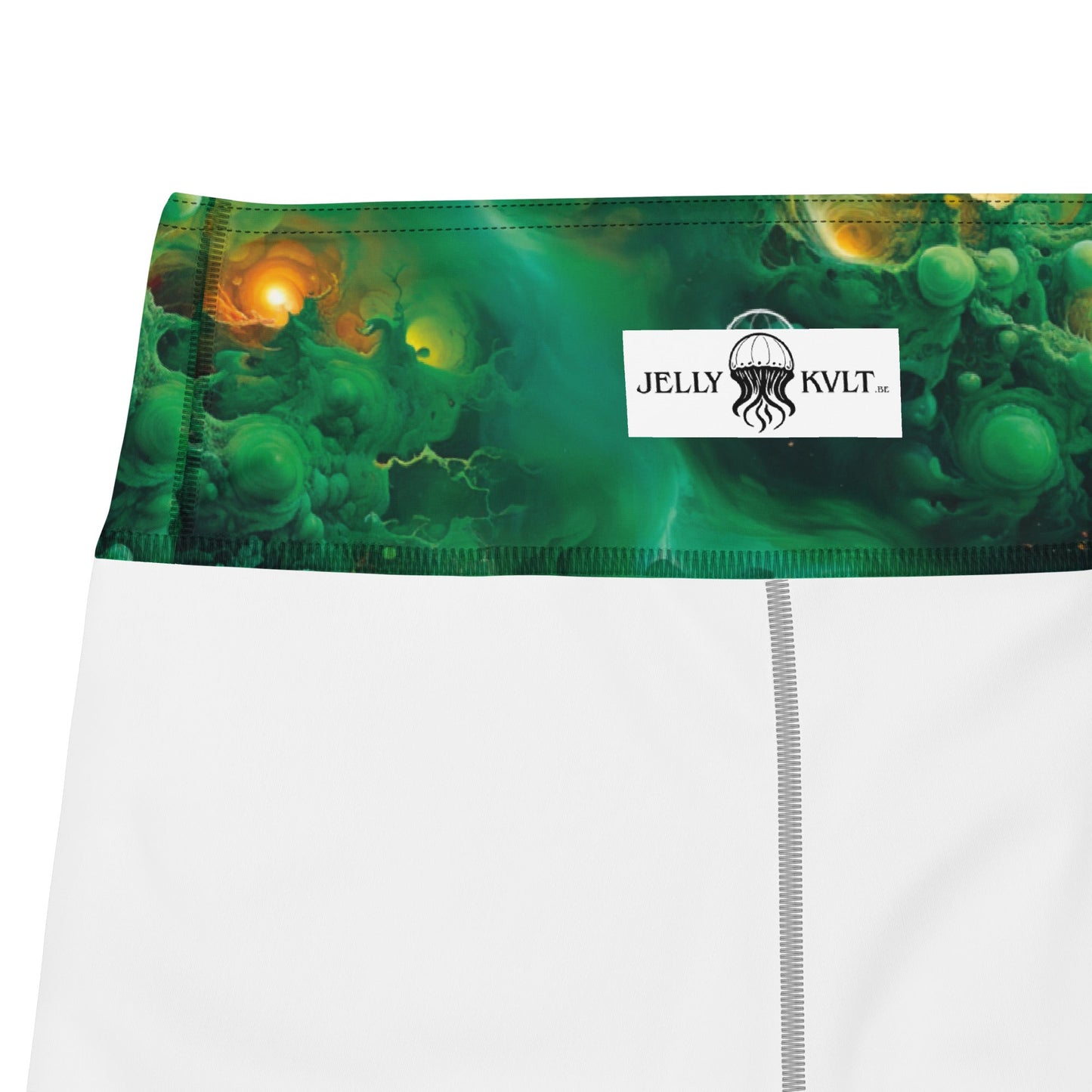 Yoga Shorts - Viridian Shroud Jelly Kvlt