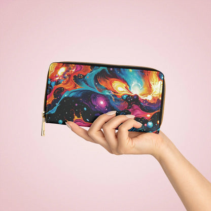 Zipper Wallet - Astral Tempest - by Printify