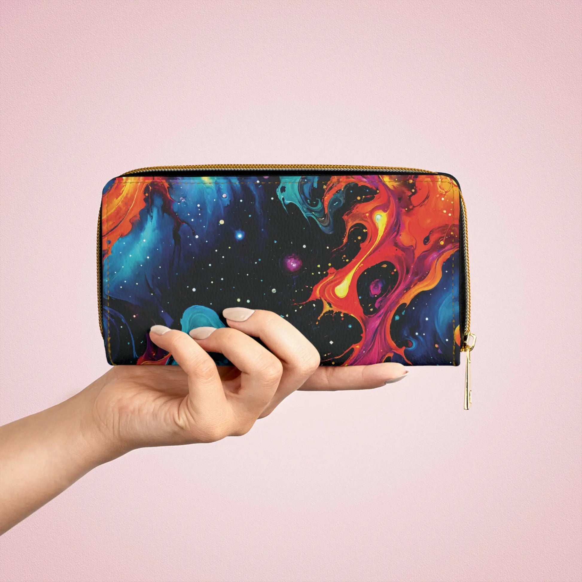 Zipper Wallet - Astral Tempest - by Printify