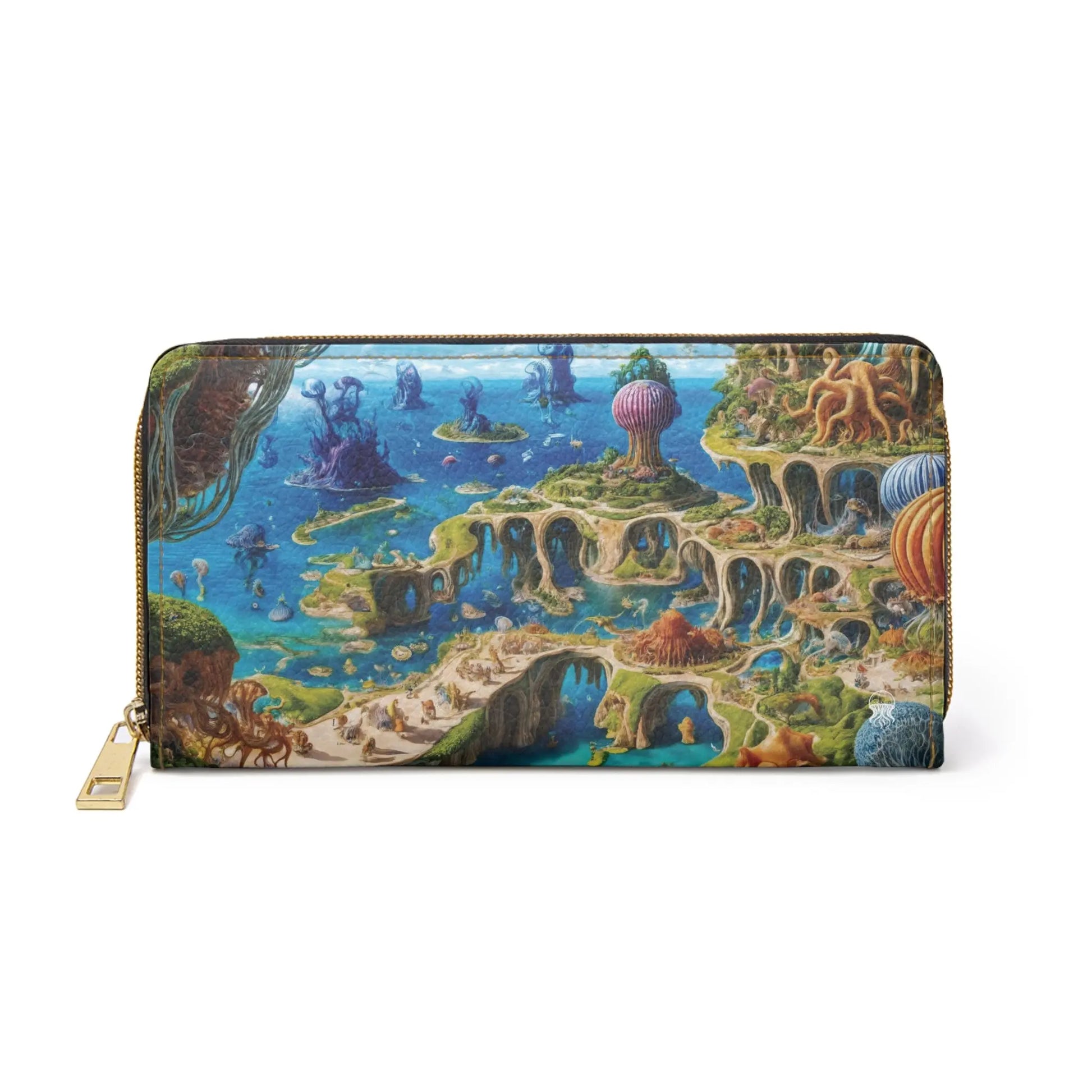 Zipper Wallet - Fantasia Lagoon - by Jelly Kvlt