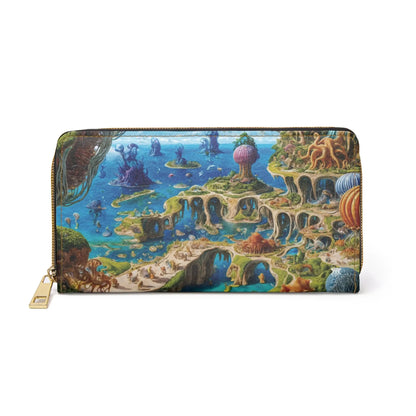 Zipper Wallet - Fantasia Lagoon - by Jelly Kvlt