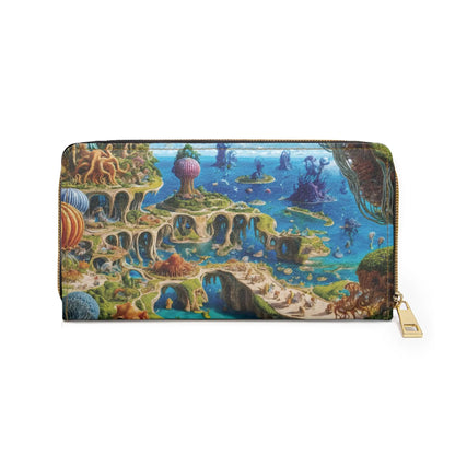 Zipper Wallet - Fantasia Lagoon - by Jelly Kvlt