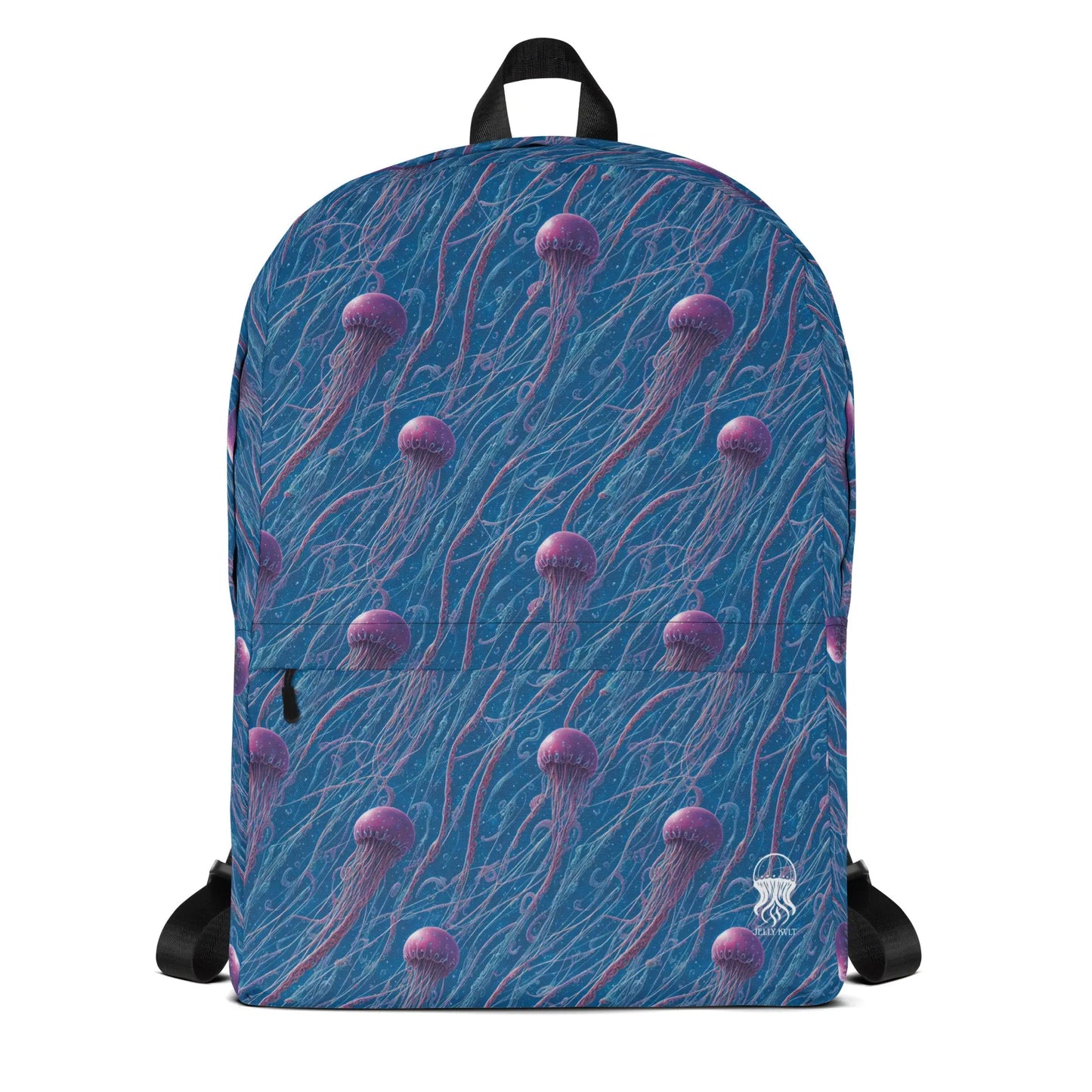 Backpack - Blue and Violet Jellyfishes - by Jelly Kvlt