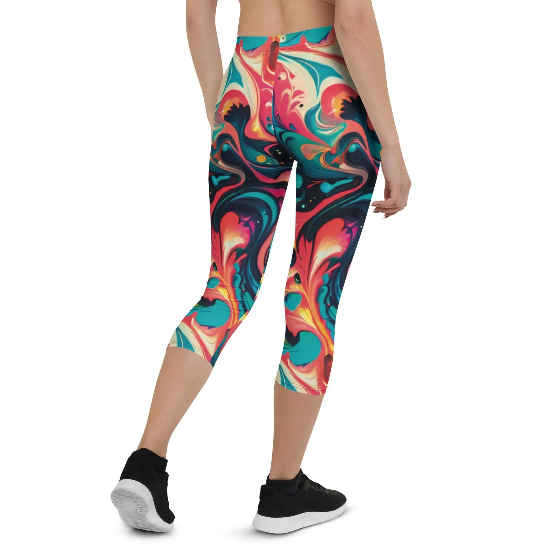 Capri Leggings - Celestial Splash | Stylish & Flexible by Jelly Kvlt