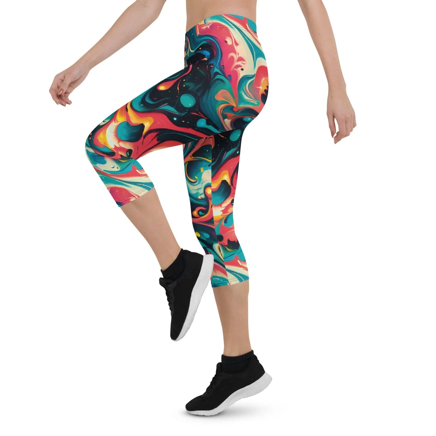 Capri Leggings - Celestial Splash | Stylish & Flexible by Jelly Kvlt