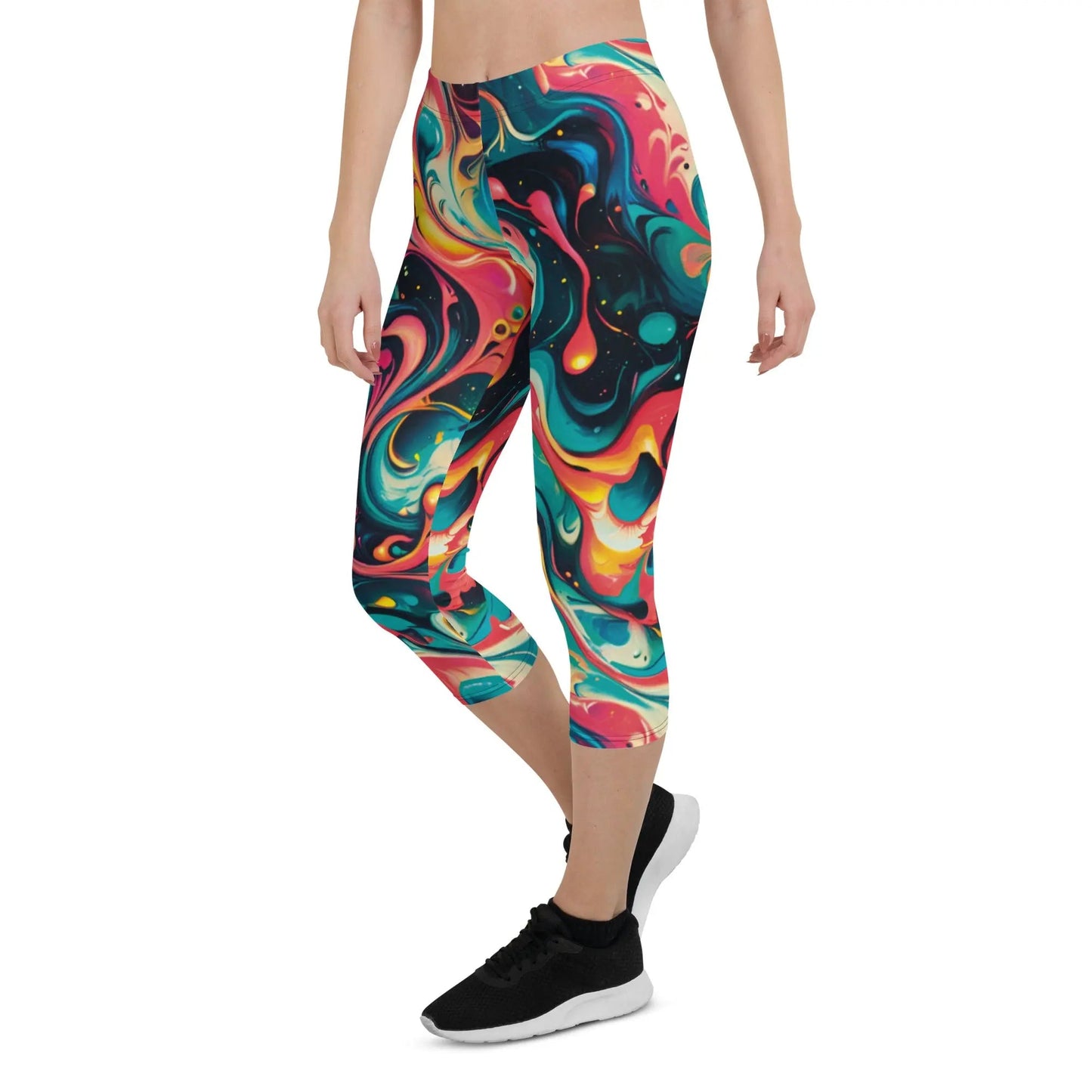 Capri Leggings - Celestial Splash | Stylish & Flexible by Jelly Kvlt