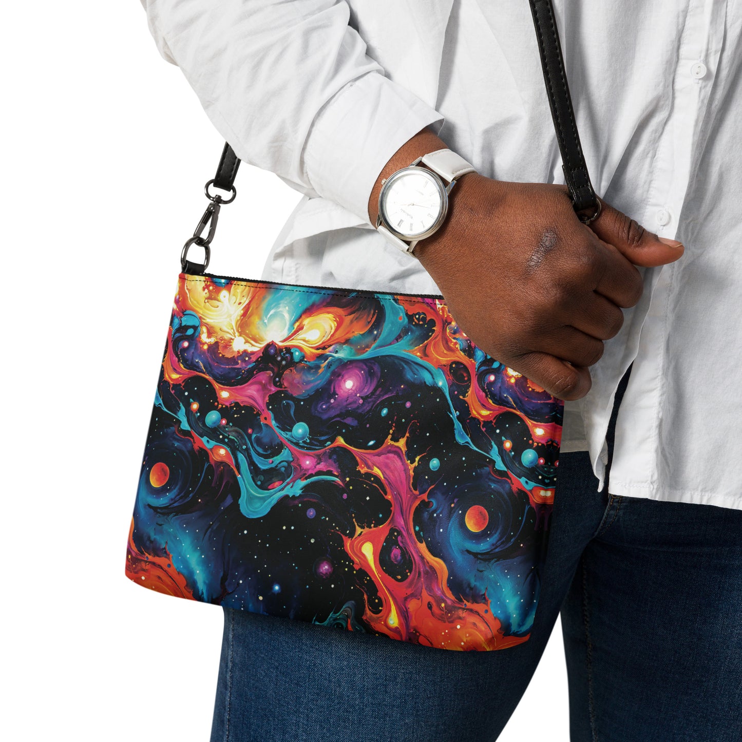 Crossbody bag - Astral Tempest - by Jelly Kvlt