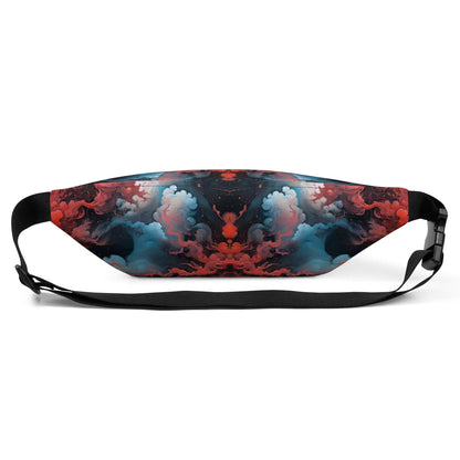 Fanny Pack - Ethereal Crimson Flow - Light - by Jelly Kvlt