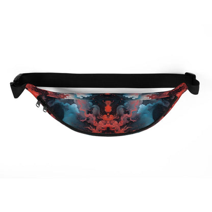 Fanny  Pack - Ethereal Crimson Flow - Light - by Jelly Kvlt