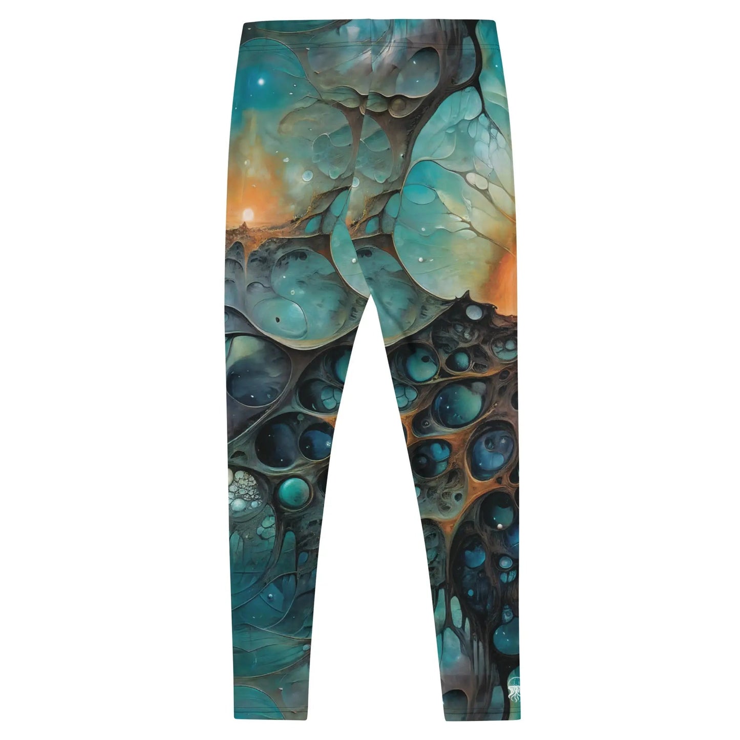 Women's Mid-Rise Leggings - Astral Tempest - by Jelly Kvlt