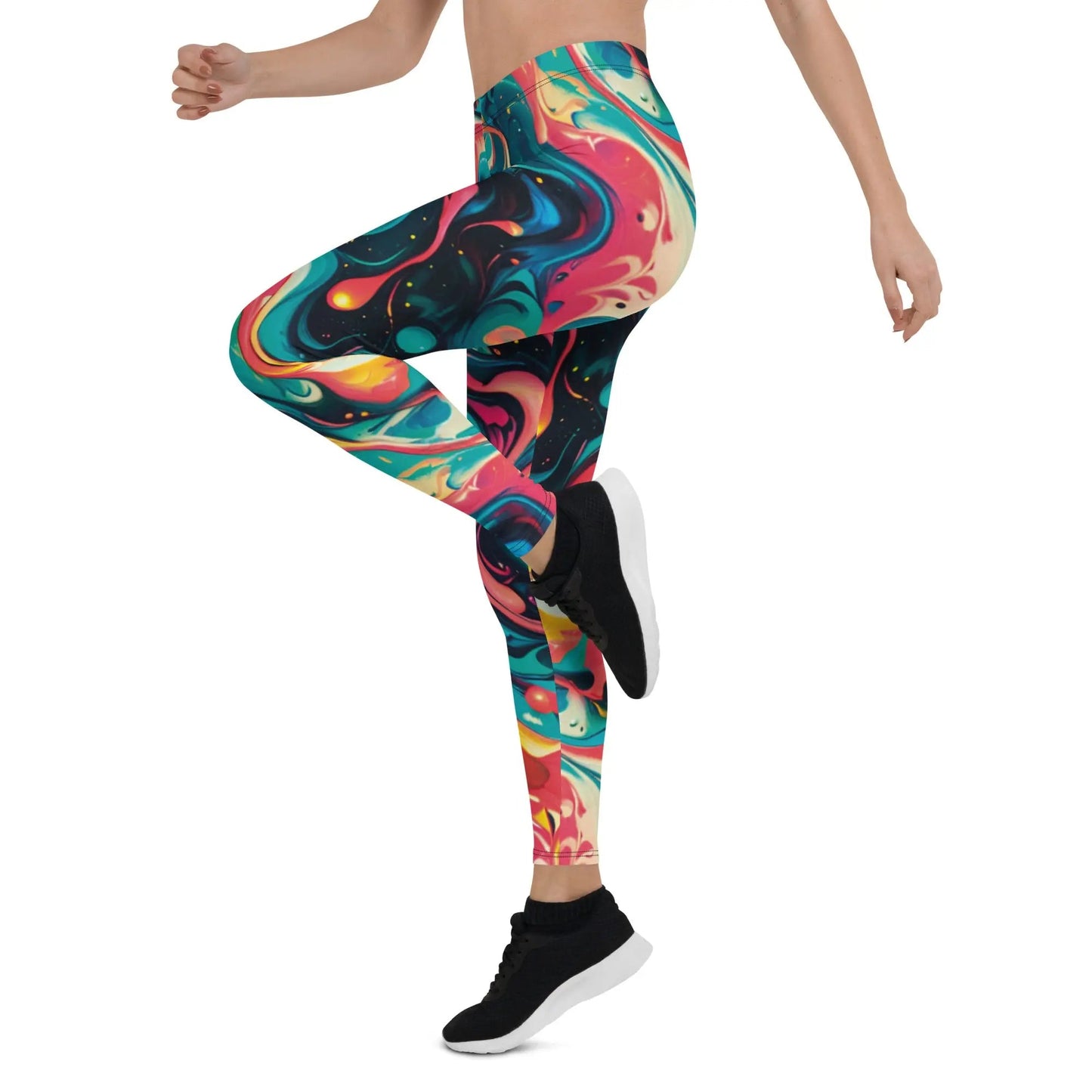 Mid-Rise Leggings - Celestial Splash | Comfortable & Stylish by Jelly Kvlt