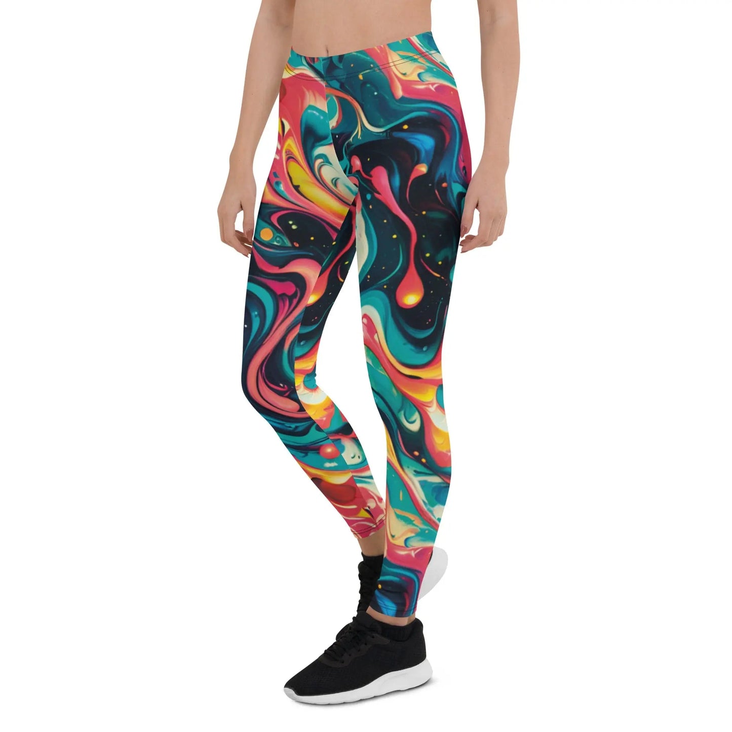 Mid-Rise Leggings - Celestial Splash | Comfortable & Stylish by Jelly Kvlt