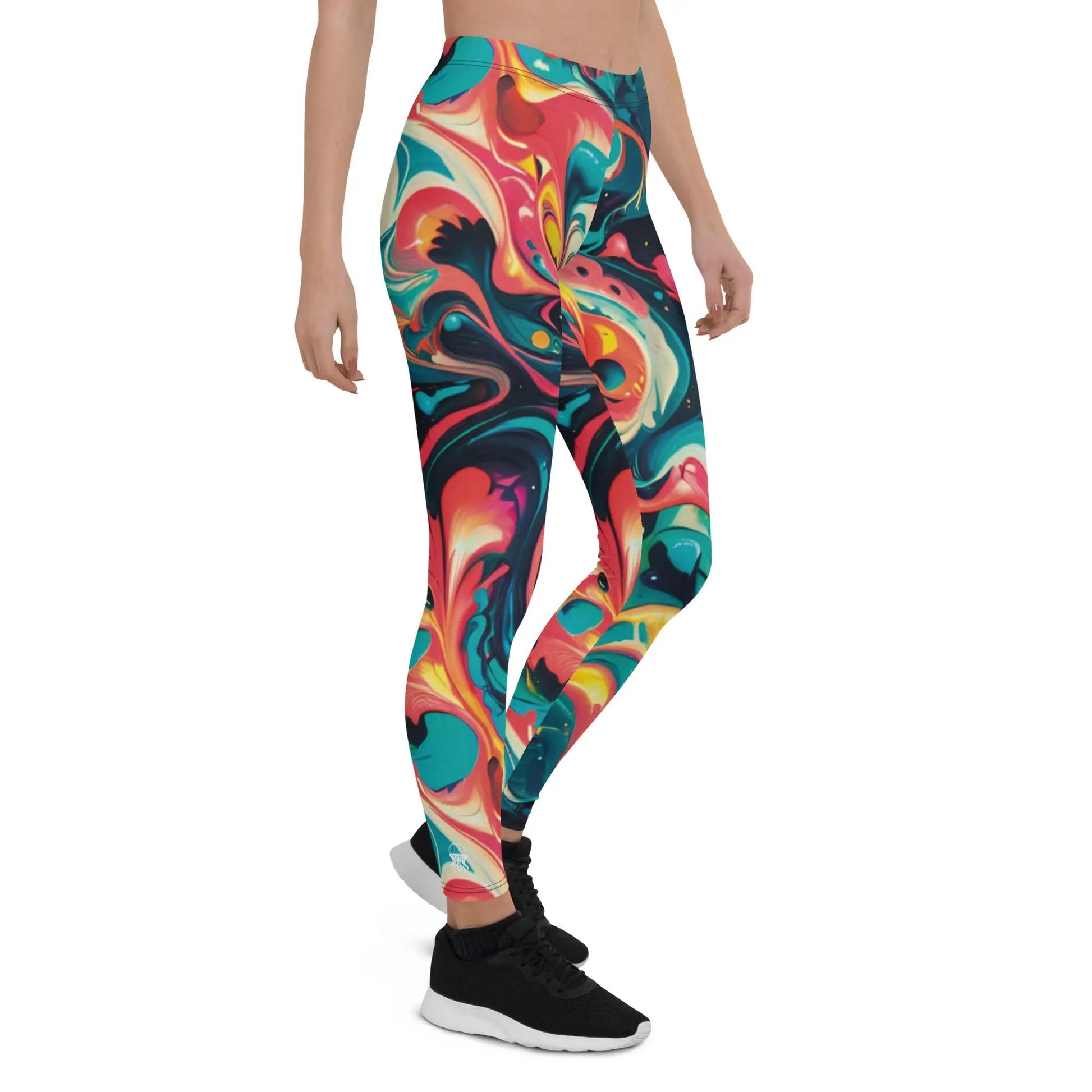 Mid-Rise Leggings - Celestial Splash | Comfortable & Stylish by Jelly Kvlt