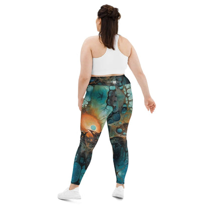 Plus Size Leggings - Chthonic Echoes | Stylish & Comfortable by Jelly Kvlt