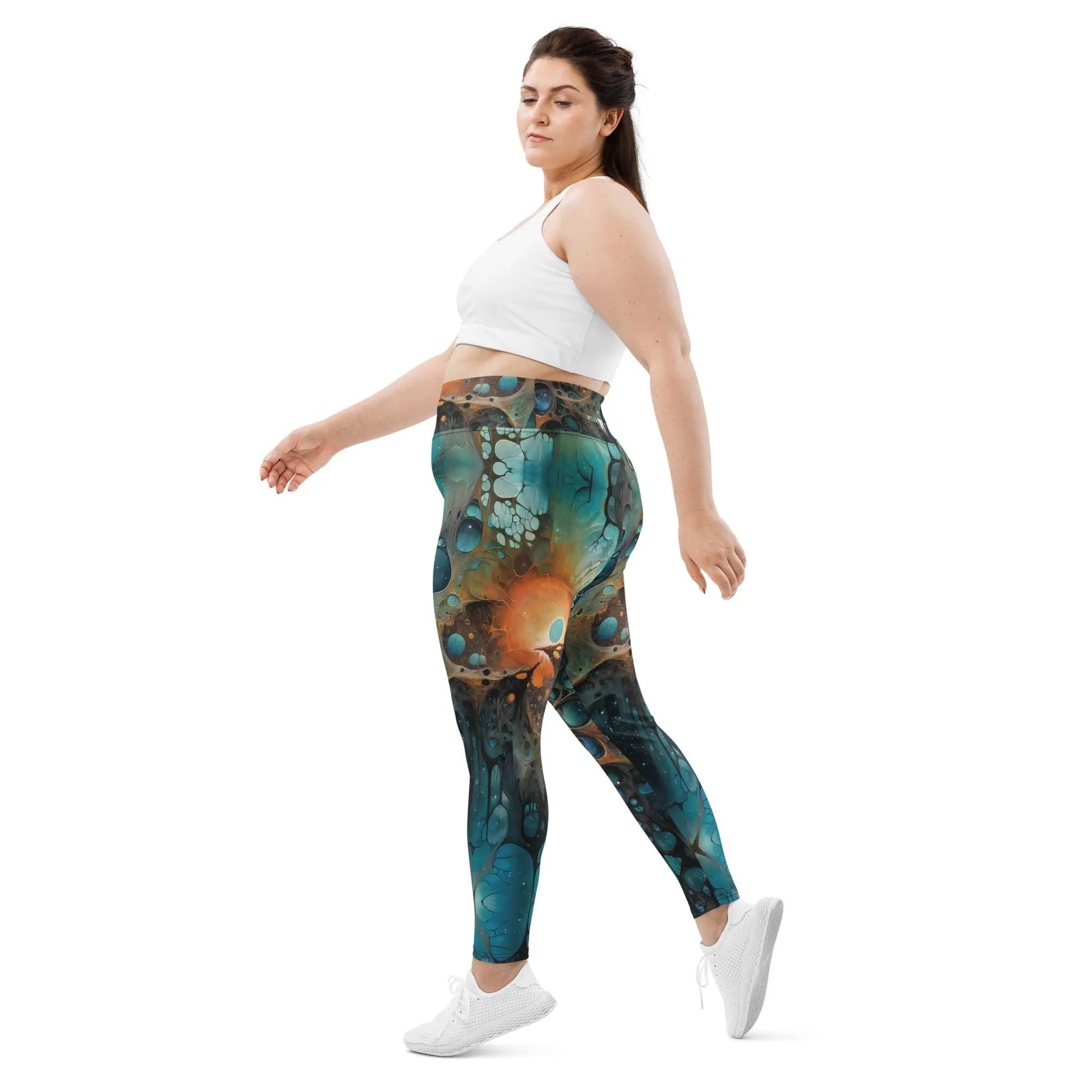 Plus Size Leggings - Chthonic Echoes | Stylish & Comfortable by Jelly Kvlt