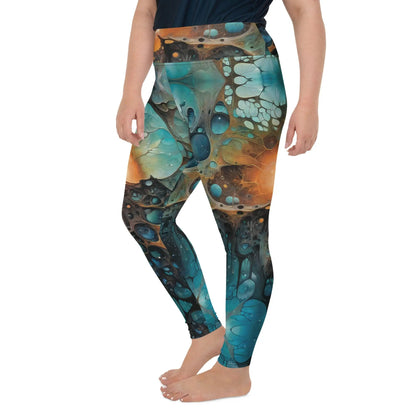 Plus Size Leggings - Chthonic Echoes | Stylish & Comfortable by Jelly Kvlt