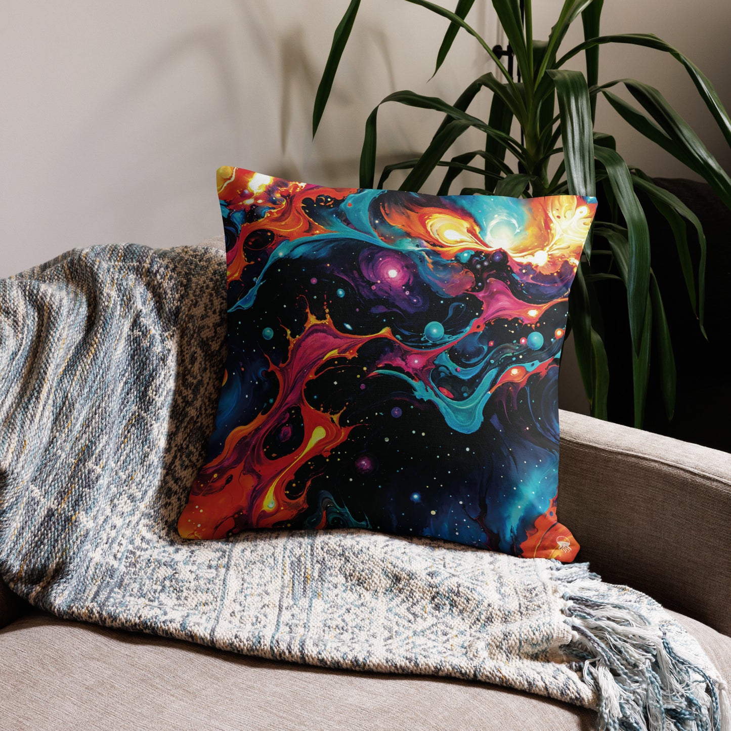 Pillow - Astral Tempest - by Jelly Kvlt