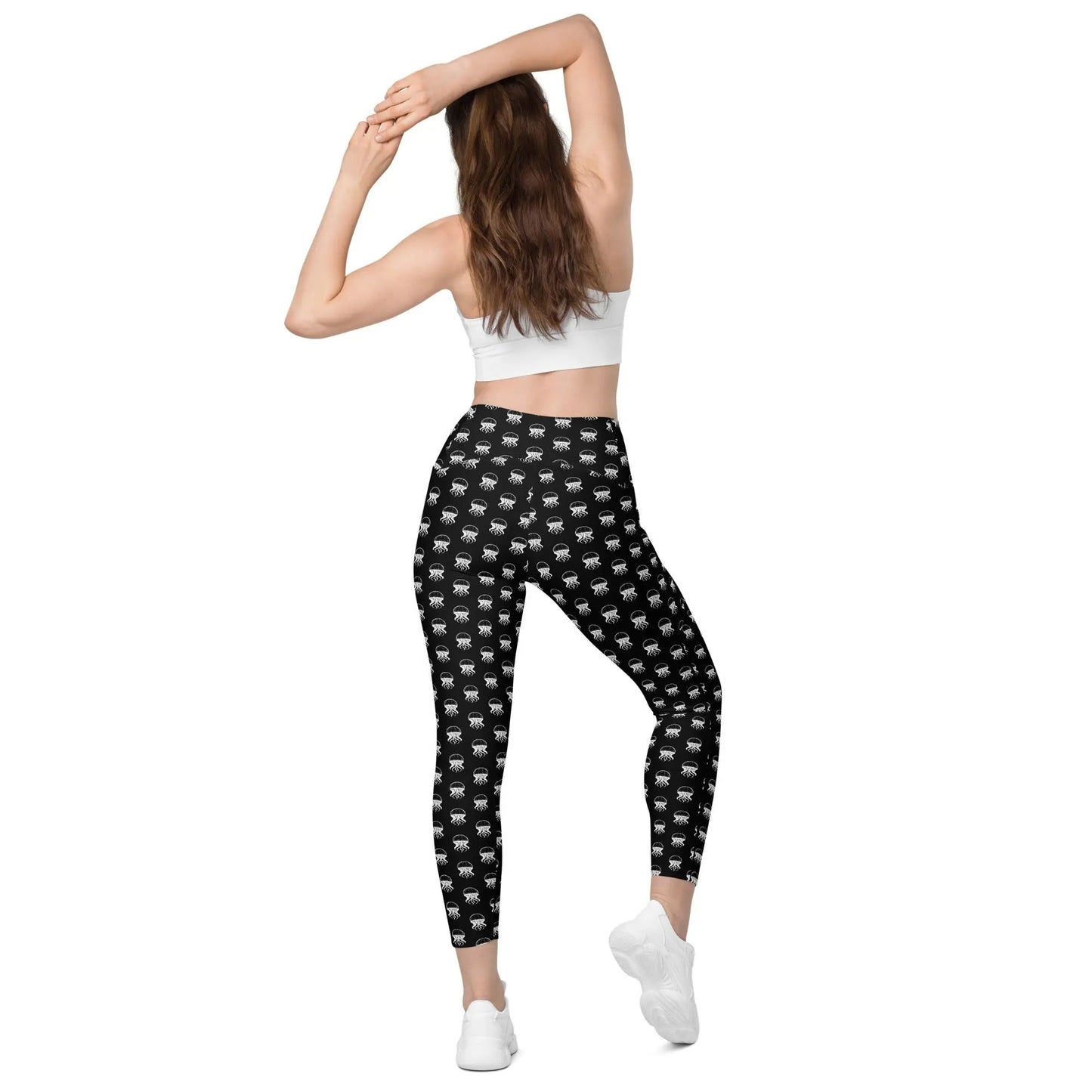 Leggings with Pockets - Jellyfish Invaders: Functional & Unique Style