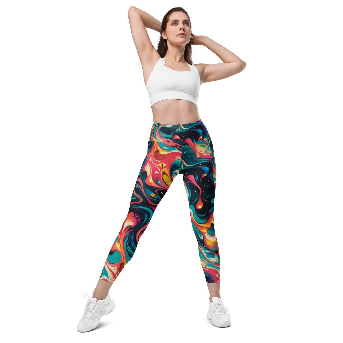 Leggings with Pockets - Celestial Splash | Practical & Stylish by Jelly Kvlt