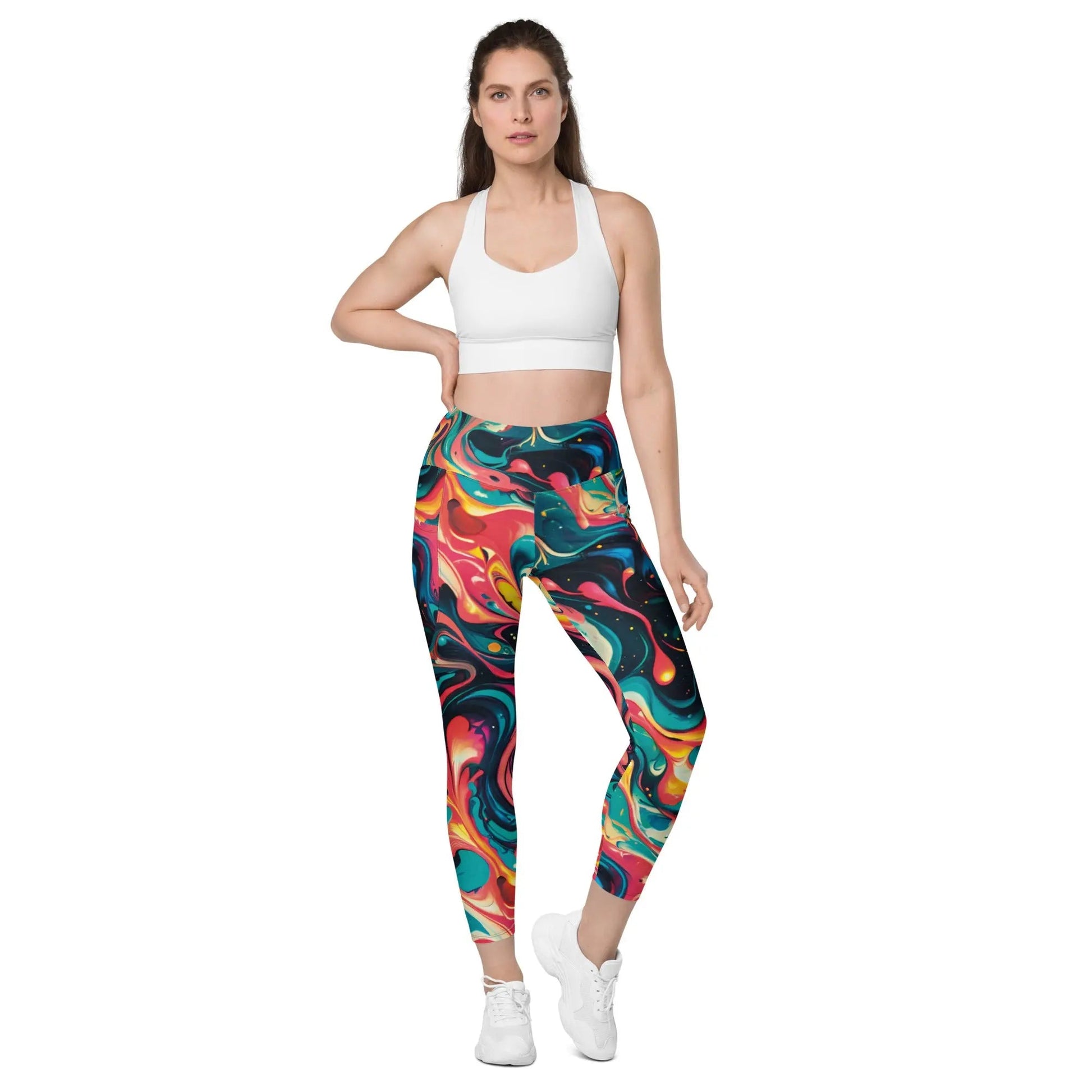 Leggings with Pockets - Celestial Splash | Practical & Stylish by Jelly Kvlt