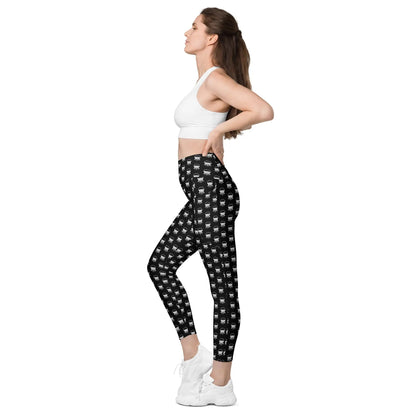 Leggings with Pockets - Jellyfish Invaders: Functional & Unique Style