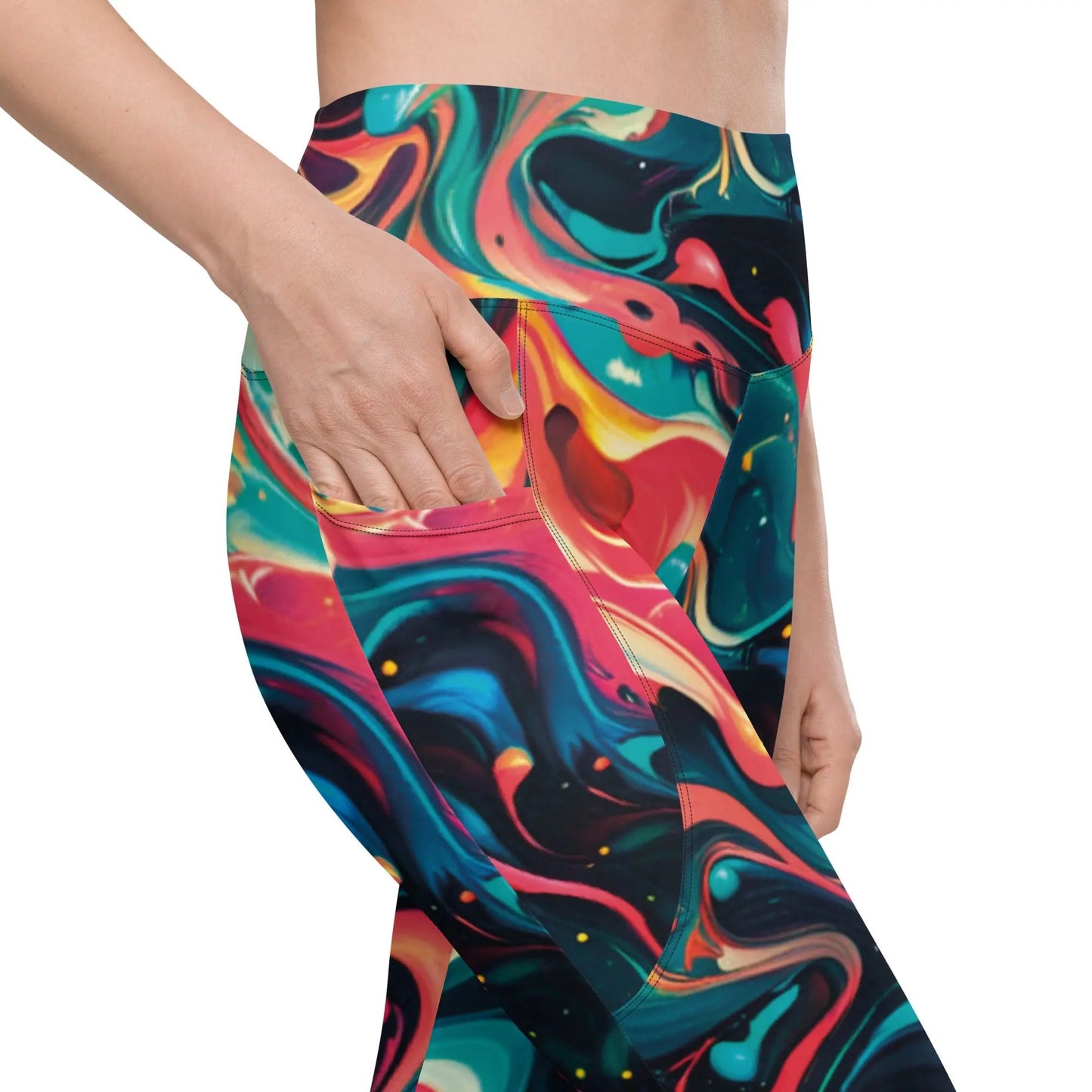 Leggings with Pockets - Celestial Splash | Practical & Stylish by Jelly Kvlt