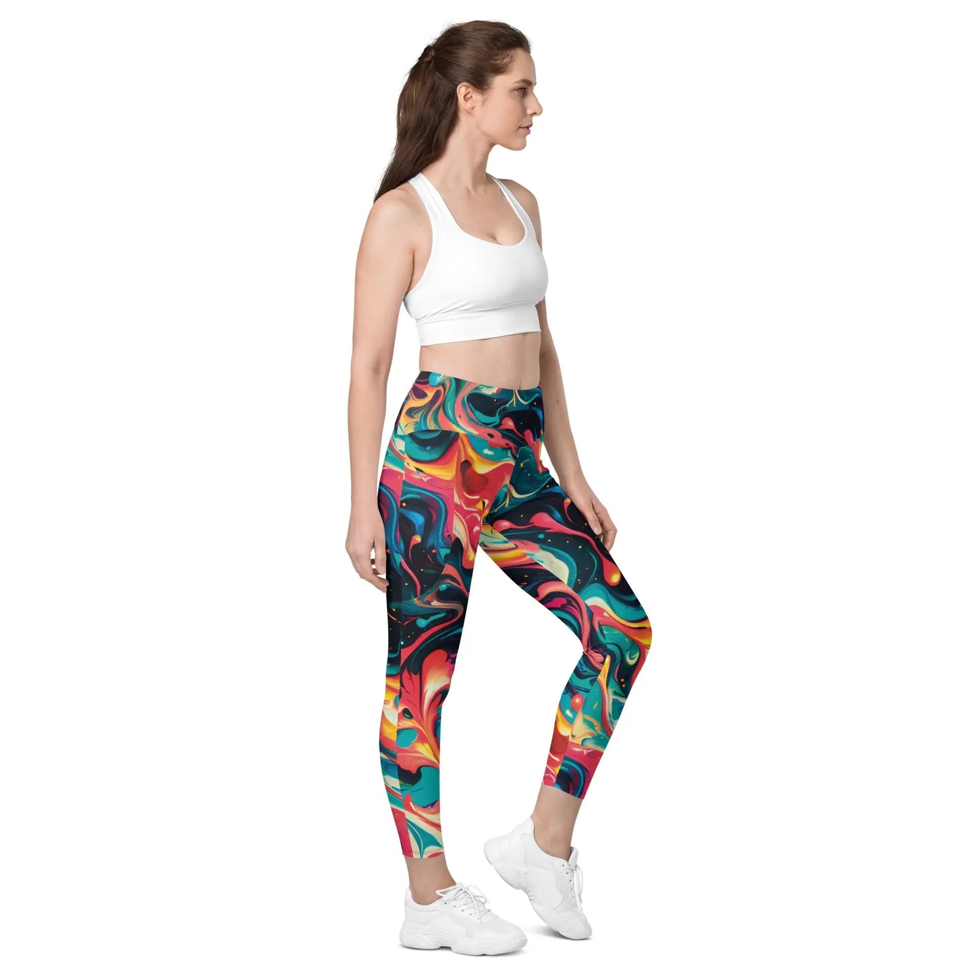 Leggings with Pockets - Celestial Splash | Practical & Stylish by Jelly Kvlt