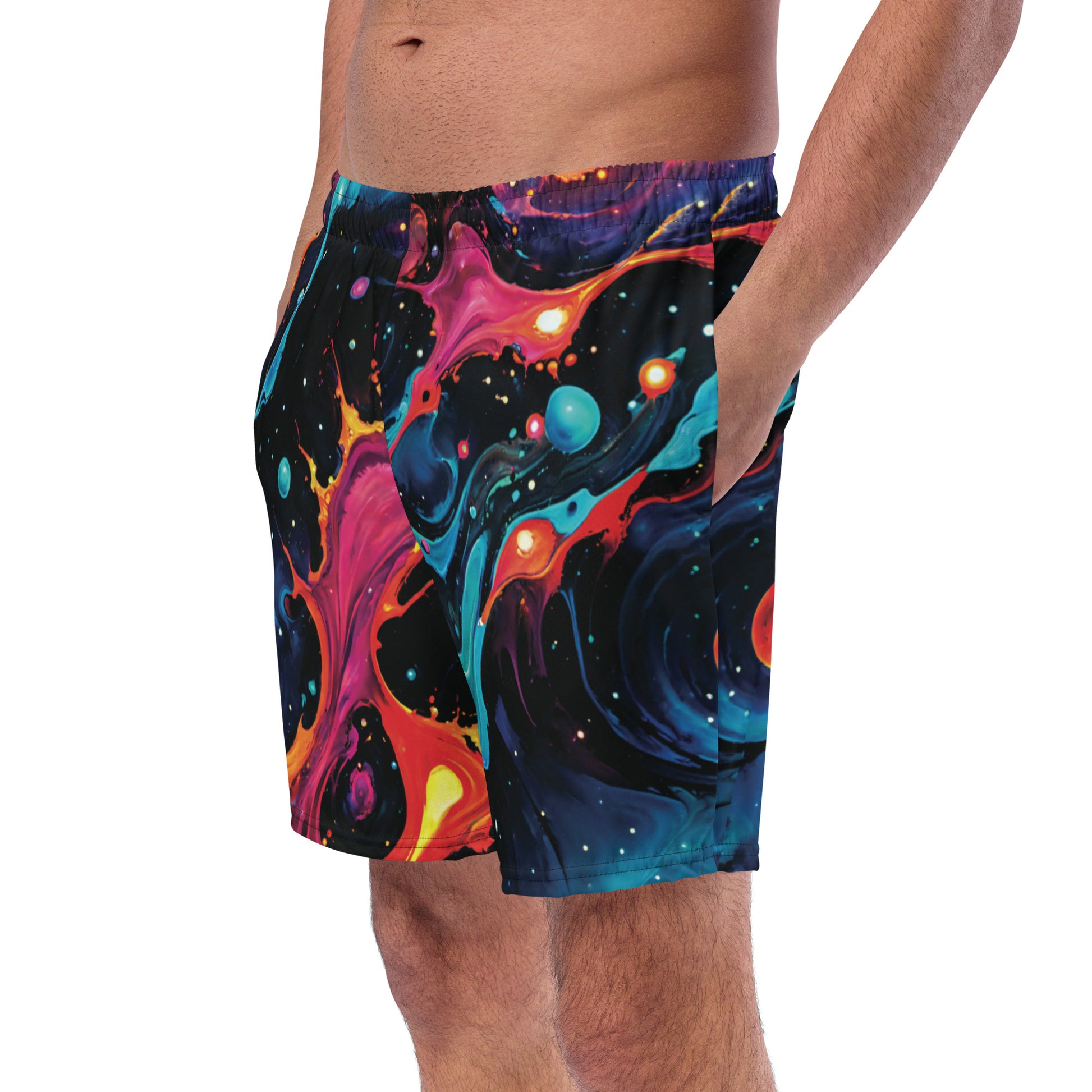 Swim trunks - Astral Tempest - by Jelly Kvlt