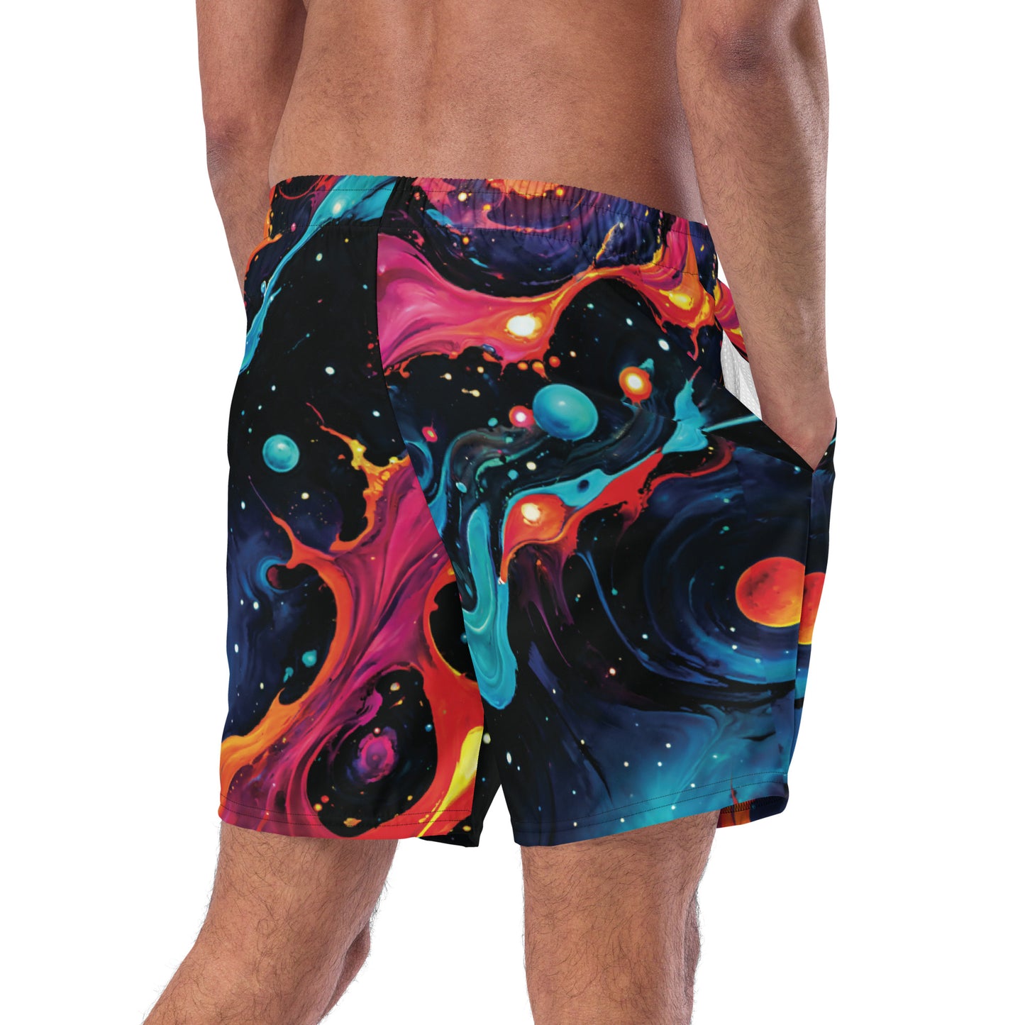 Swim trunks - Astral Tempest - by Jelly Kvlt