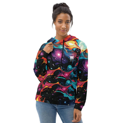 Unisex Comfort Hoodie - Astral Tempest - by Jelly Kvlt