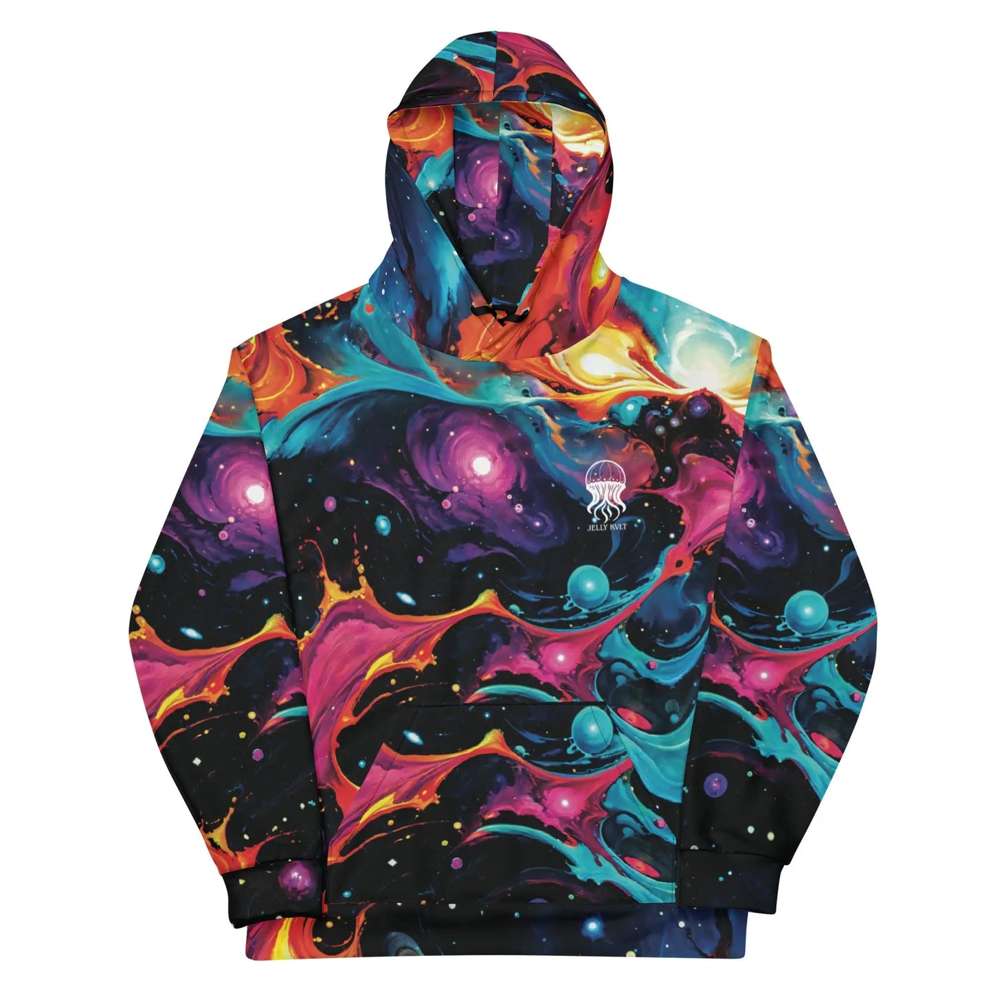 Unisex Comfort Hoodie - Astral Tempest - by Jelly Kvlt