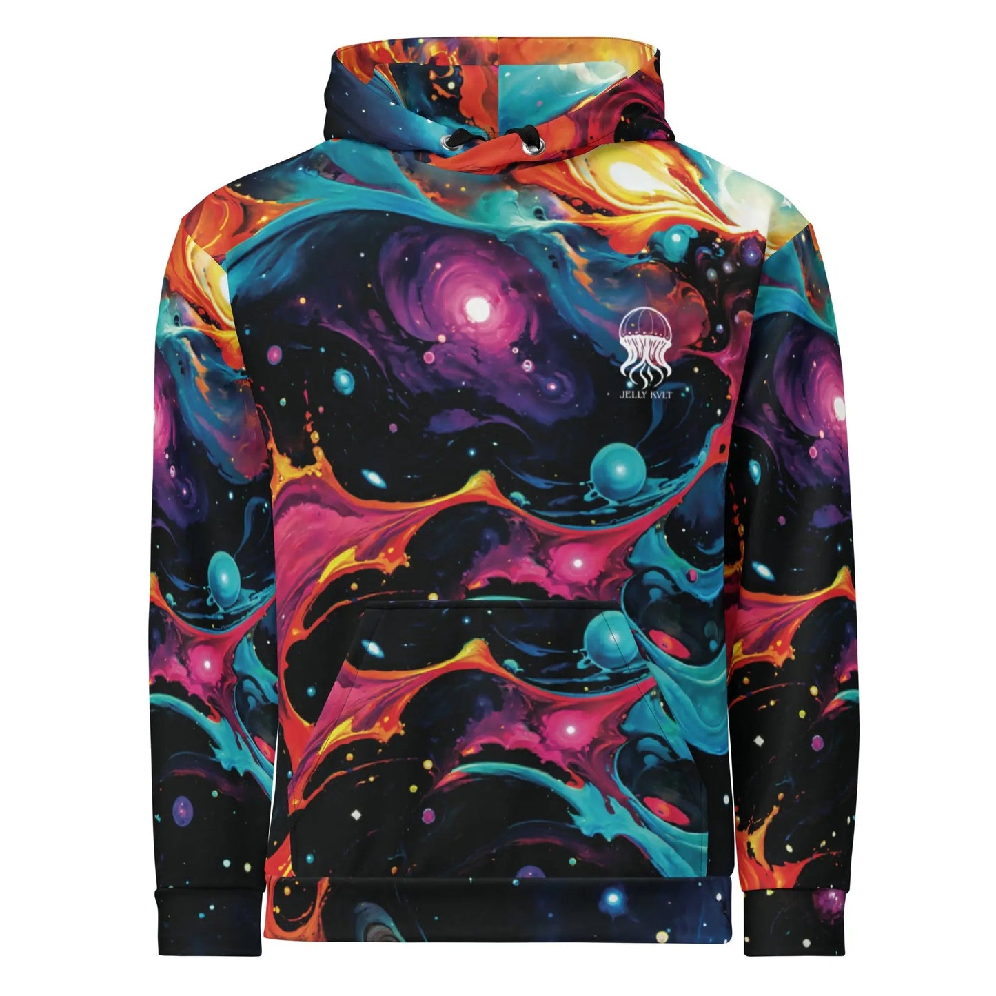 Unisex Comfort Hoodie - Astral Tempest - by Jelly Kvlt