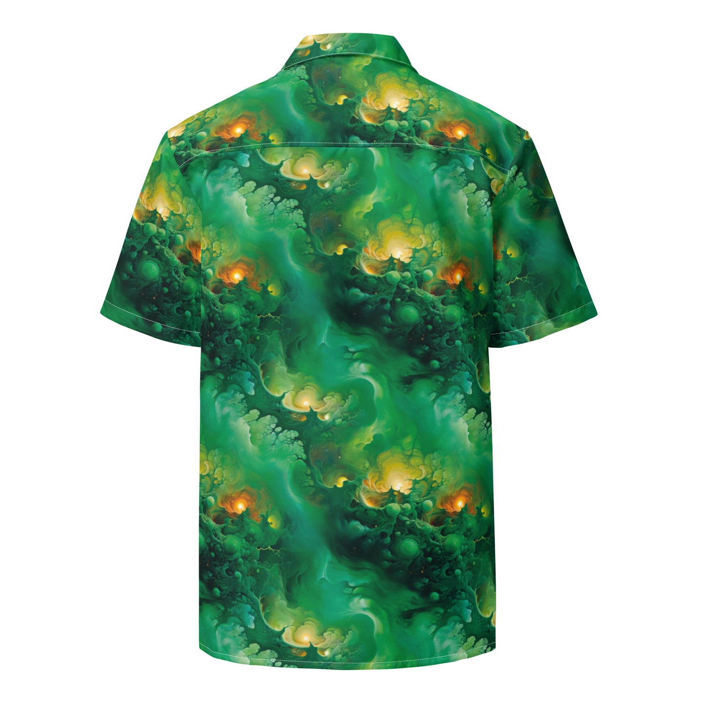 Hawaiian Shirt - Viridian Shroud - by Jelly Kvlt